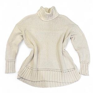 Aerie Cream Turtleneck Sweater